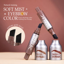 Load image into Gallery viewer, Press Type Large Brush Head Eyebrow Dye Cream Non-smudging Waterproof Sweatproof Three-dimensional Natural Eyebrow Dye Makeup Cosmetics