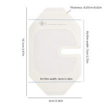 Load image into Gallery viewer, PU Transparent Visual Retained Plaster Waterproof Dressing Patch Octagonal Invisible Fitting Catheter Fixation Application