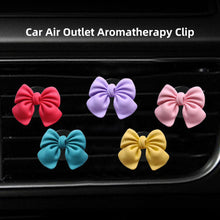 Load image into Gallery viewer, Car Interior Bow-knot Air Vent Freshener Perfume Clip Car Art Air Conditioning Clip Car Decoration Accessories Woman Gifts