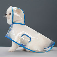 Load image into Gallery viewer, Pet Dog Raincoat Waterproof Pet Clothes Hooded Rain Jacket for Small Medium Dogs Transparent Plastic Puppy Rain Poncho Rainwear