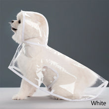 Load image into Gallery viewer, Pet Dog Raincoat Waterproof Pet Clothes Hooded Rain Jacket for Small Medium Dogs Transparent Plastic Puppy Rain Poncho Rainwear