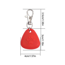 Load image into Gallery viewer, Pet Night Walking Safety Light Pendant Dog Puppy Led Silicone Triangle Glowing Collar Flashing Pendant Outdoor Hiking Backpack Bag Lights