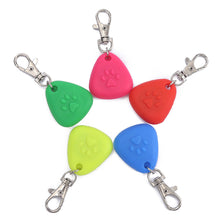 Load image into Gallery viewer, Pet Night Walking Safety Light Pendant Dog Puppy Led Silicone Triangle Glowing Collar Flashing Pendant Outdoor Hiking Backpack Bag Lights