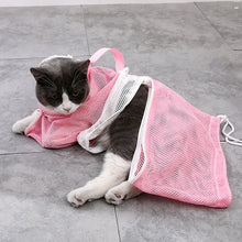 Load image into Gallery viewer, Cat Grooming nail cutting anti scratch bite fixed bag bath Trimming Restraint Bag Pet Beauty hammock hanging Pet Supplies