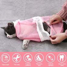 Load image into Gallery viewer, Cat Grooming nail cutting anti scratch bite fixed bag bath Trimming Restraint Bag Pet Beauty hammock hanging Pet Supplies