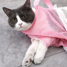 Load image into Gallery viewer, Cat Grooming nail cutting anti scratch bite fixed bag bath Trimming Restraint Bag Pet Beauty hammock hanging Pet Supplies