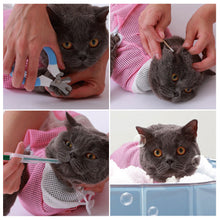 Load image into Gallery viewer, Cat Grooming nail cutting anti scratch bite fixed bag bath Trimming Restraint Bag Pet Beauty hammock hanging Pet Supplies