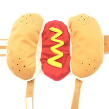 Load image into Gallery viewer, Funny Dog Costumes Hot Dog Shaped Dachshund Sausage Adjustable Clothes Pet Apparel Dressing Up Cat Party Christmas Costume Suit