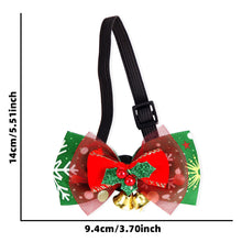 Load image into Gallery viewer, Christmas Pet Neckties Adjustable Dog Bow Ties Dog Grooming Accessories Pet Dog Bowties Collars Pet Supplies For Dogs