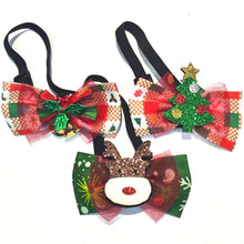Load image into Gallery viewer, Christmas Pet Neckties Adjustable Dog Bow Ties Dog Grooming Accessories Pet Dog Bowties Collars Pet Supplies For Dogs