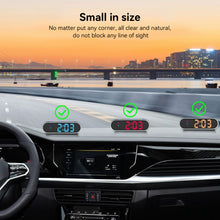 Load image into Gallery viewer, Car HUD GPS Display Digital Speedometer Time Clock Display Over-speed Alarm KMH MPH Switch Electronic Dog with Colorful LED Display