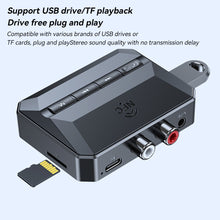 Load image into Gallery viewer, Car NFC Bluetooth 5.3 Audio Receiver with 3.5mm AUX RCA USB U-Disk/TF HIFI Stereo Music Wireless Adapter With Mic Kit Speaker