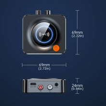 Load image into Gallery viewer, Car NFC Stereo AUX 3.5mm NFC Bluetooth 5.1 Receiver RCA Optical Bluetooth Audio Wireless Adapter TV Wireless