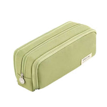 Load image into Gallery viewer, Kawaii Pencil Case Large Space Storage 3 Compartment Pouch Double Side Opened Student Stationery Desk Organizer School Supplies