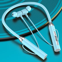 Load image into Gallery viewer, Wireless Headphones Bluetooth 5.0 Neckband Earphones Silicone Hifi 9D Stereo Sports Headset Halter Waterproof Magnetic Earbuds
