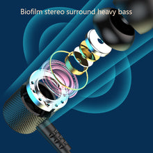 Load image into Gallery viewer, Wireless Headphones Bluetooth 5.0 Neckband Earphones Silicone Hifi 9D Stereo Sports Headset Halter Waterproof Magnetic Earbuds