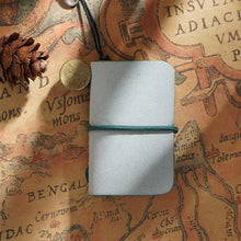 Load image into Gallery viewer, Tiny Genuine Leather Notebook Pocketbook Sketchbook Mini Vintage Retro Cute Kawaii Portable Daily Planner Organizer Travel Supplies
