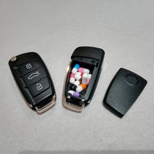 Load image into Gallery viewer, Creative Dummy Car Key Mini Hidden Safe Box Secret Compartment Stash Box Empty Car Key Fob Hide and Store Money Pills Coin