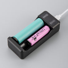 Load image into Gallery viewer, 2 Slots Dual 18650 Lithium Battery Charger for 18650 14650 Charging 4.2 / 3.7 V Rechargeable Battery Charger