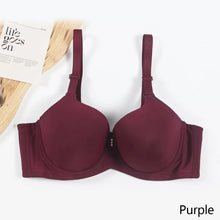Load image into Gallery viewer, Large Size Bras Push Up Bra For Women Thin Mold Cup Underwear Deep V Brassiere Seamless Bralette Sexy Female Plus Size Lingerie Comfy Tops