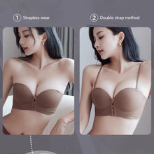 Load image into Gallery viewer, Front Closure Bras For Women Thickening Gathered Bra Seamless Wireless Soft Brassiere Push Up Strapless Underwear Female Sexy Invisible Lingerie Intimate