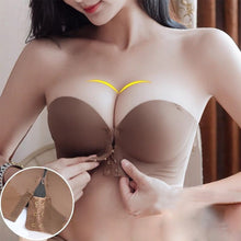 Load image into Gallery viewer, Front Closure Bras For Women Thickening Gathered Bra Seamless Wireless Soft Brassiere Push Up Strapless Underwear Female Sexy Invisible Lingerie Intimate