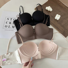Load image into Gallery viewer, Front Closure Bras For Women Thickening Gathered Bra Seamless Wireless Soft Brassiere Push Up Strapless Underwear Female Sexy Invisible Lingerie Intimate