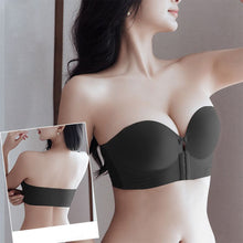 Load image into Gallery viewer, Front Closure Bras For Women Thickening Gathered Bra Seamless Wireless Soft Brassiere Push Up Strapless Underwear Female Sexy Invisible Lingerie Intimate