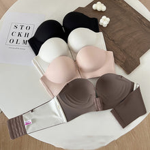 Load image into Gallery viewer, Front Closure Bras For Women Thickening Gathered Bra Seamless Wireless Soft Brassiere Push Up Strapless Underwear Female Sexy Invisible Lingerie Intimate