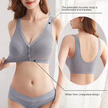 Load image into Gallery viewer, Front Button Bras Women's Plus-size Bra Middle-aged And Elderly Underwear Wireless Cotton Vest-type Underwear Intimates Female Lingerie