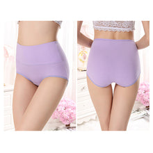 Load image into Gallery viewer, Large Size Middle-aged And Elderly Mothers' Panties High Waist Fat Cotton Underwear Solid Breathable Briefs Seamless Lingerie for Female XL-2XL