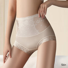 Load image into Gallery viewer, Women High Waist Panties Sexy Hollow Lace Underwear Sheer Floral knickers Seamless Breathable Comfy Lingerie Underpants Tummy Control Pants
