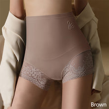 Load image into Gallery viewer, Women Seamless Panties Sexy High Waist Underwear Hollow Lace Soft Silk knickers Breathable Comfy Lingerie Underpants Tummy Control Pants
