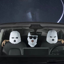 Load image into Gallery viewer, Funny Car Seat Headrest Cover with 3 Hole Full Cover Car For Halloween Christmas Decoration