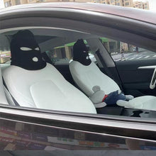 Load image into Gallery viewer, Funny Car Seat Headrest Cover with 3 Hole Full Cover Car For Halloween Christmas Decoration
