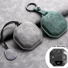 Load image into Gallery viewer, 4 Buttons Key Car Remote Control Key Case Suede Leather Protect Cover Shell Auto Accessories For Chery Jetour T2 Traveler 2023 2024