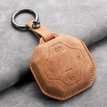 Load image into Gallery viewer, 4 Buttons Key Car Remote Control Key Case Suede Leather Protect Cover Shell Auto Accessories For Chery Jetour T2 Traveler 2023 2024
