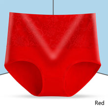Load image into Gallery viewer, Plus Size Women Panties High Waist Control Abdomen Underwear Cotton Breathable Briefs Seamless Lingerie for Female 5XL