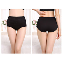 Load image into Gallery viewer, Plus Size Women Panties High Waist Control Abdomen Underwear Cotton Breathable Briefs Seamless Lingerie for Female 5XL