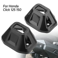 Load image into Gallery viewer, Motorcycle Muffler Tip Cover Glossy Carbon Fiber Black Exhaust Tip Garnish Accessories For Honda Click 125 150