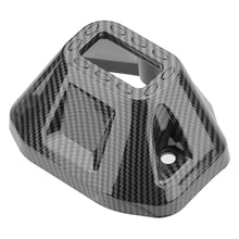Load image into Gallery viewer, Motorcycle Muffler Tip Cover Glossy Carbon Fiber Black Exhaust Tip Garnish Accessories For Honda Click 125 150