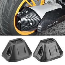 Load image into Gallery viewer, Motorcycle Muffler Tip Cover Glossy Carbon Fiber Black Exhaust Tip Garnish Accessories For Honda Click 125 150