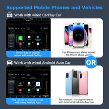 Load image into Gallery viewer, Universal 2 in 1 Wireless CarPlay Adapter Wireless Android Auto Adapter play Ai Box for Audi Mercedes Mazda Subaru Citroen Kia