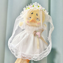 Load image into Gallery viewer, Clothes Only for Annoying Duck for Upset Duck Plush Series Gauzy Skirt Accessories Small Yellow Duck Doll Clothes