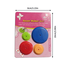 Load image into Gallery viewer, Quilting Tool Sew Part Wheel Fabric Diy Quilting Canvas Trace Wheel Sew Part Circle DIY Hand Making Tool