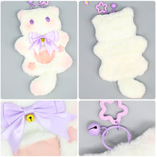 Load image into Gallery viewer, Soft Badge Plush Puffy Set Cute Millet Pain Bag Student Bag Puffy Set Decorative Pendant Puffy Badge Decorative