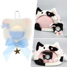 Load image into Gallery viewer, 58-75mm Bucci Bag Pendant Plush Bucci Set Gu Mei Cute Animal Mini Pain Bag Round Badge