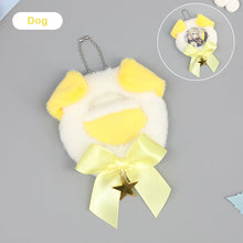 Load image into Gallery viewer, 58-75mm Bucci Bag Pendant Plush Bucci Set Gu Mei Cute Animal Mini Pain Bag Round Badge