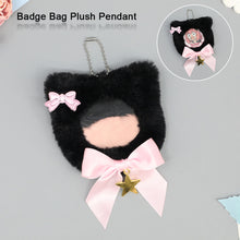 Load image into Gallery viewer, 58-75mm Bucci Bag Pendant Plush Bucci Set Gu Mei Cute Animal Mini Pain Bag Round Badge