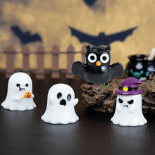 Load image into Gallery viewer, Micro Landscape Cartoon Halloween Wizard Pumpkin Little Ghost DIY Crystal Ball Ornament Accessories Mini Accessories